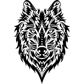Переводная татуировка "Волк"