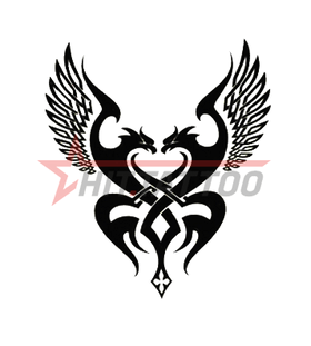 Переводная татуировка «Два орла»