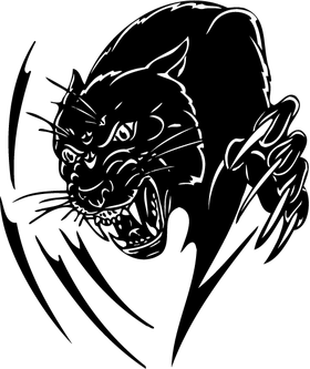 Переводная татуировка "Оскал пантеры"