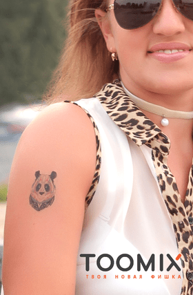Переводная татуировка «Панда»